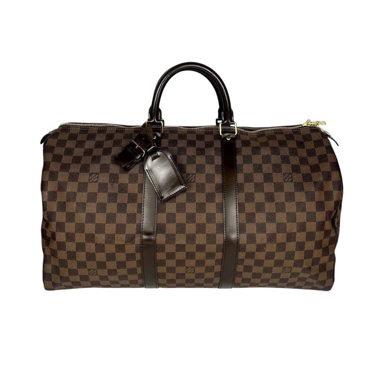 Louis Vuitton Louis Vuitton Damier Ebene Canvas Keepall 50 Bag Size ONE SIZE - 2 Thumbnail