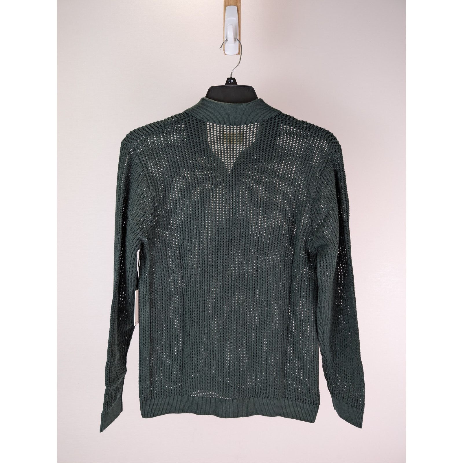 Aime Leon Dore o1rshd1 Long Sleeve Mesh Polo Shirt in Scarab Green Size US S / EU 44-46 / 1 - 16 Thumbnail