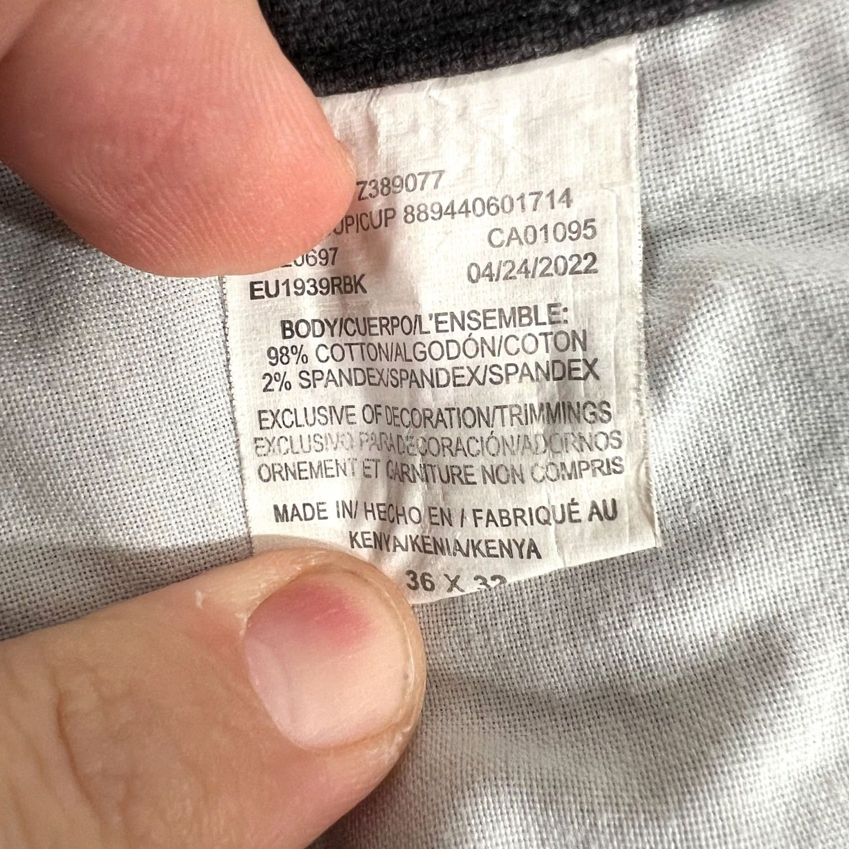 Dickies Dickies Pants Men's Size 36x32 Black Carpenter Utility Faded Skater Grunge Jean Size US 36 / EU 52 - 7 Thumbnail