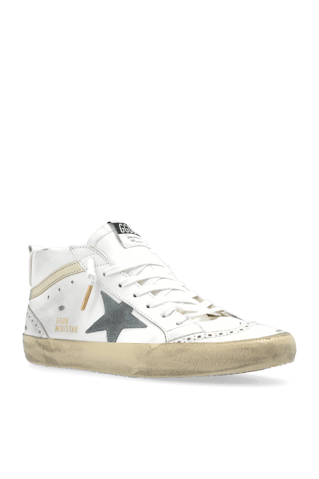 Golden Goose o1s22i1n1224 Mid Star Sneakers in White Size US 9 / IT 39 - 4 Thumbnail