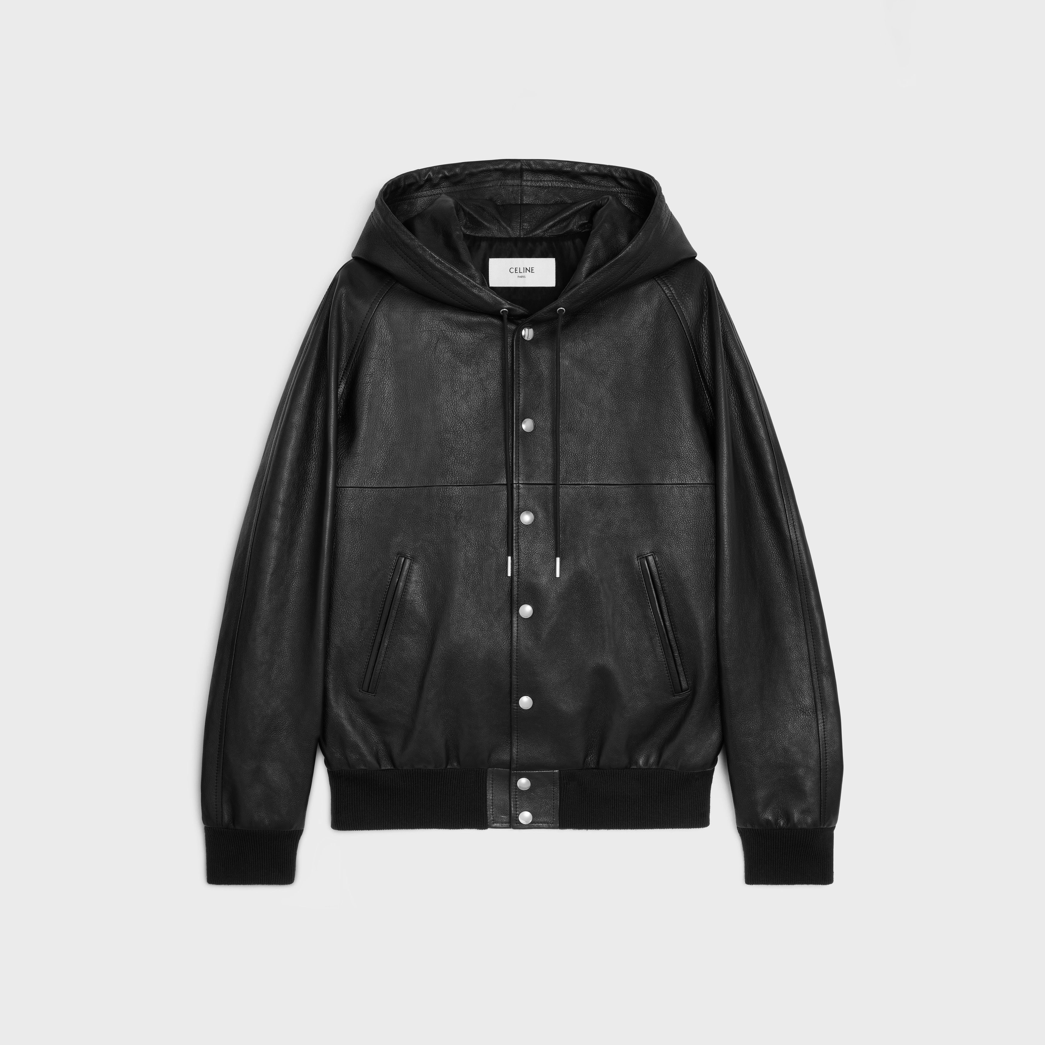Celine o1bcso1str0925 2EI36820Y Blouson Lambskin Jacket in Black Size US L / EU 52-54 / 3 - 1 Thumbnail