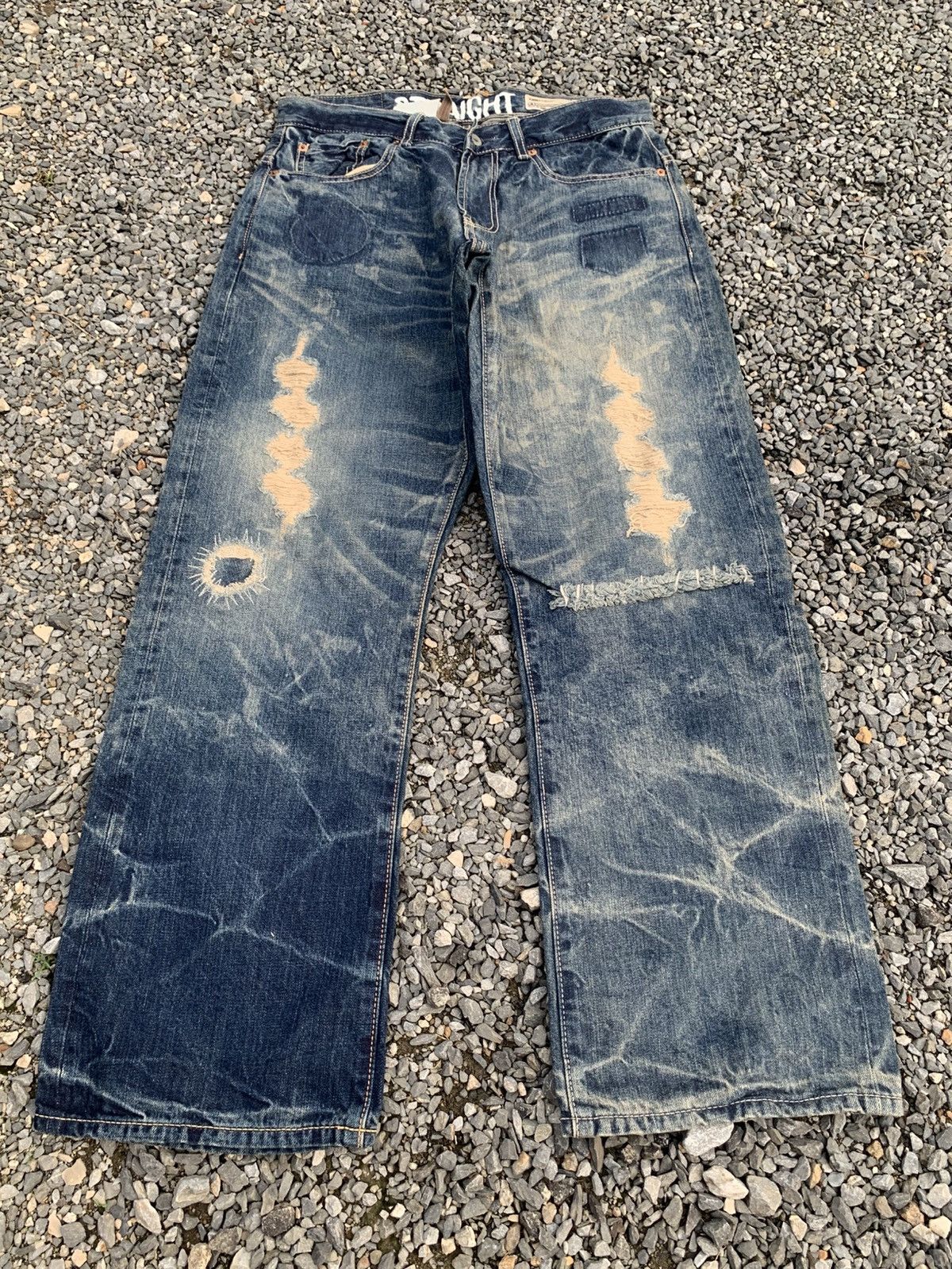 Kapital SCANNER FUNDAMENTAL CLAWMARK SELVEDGE JAPANESE RUSTY DENIM Size US 32 / EU 48 - 2 Thumbnail