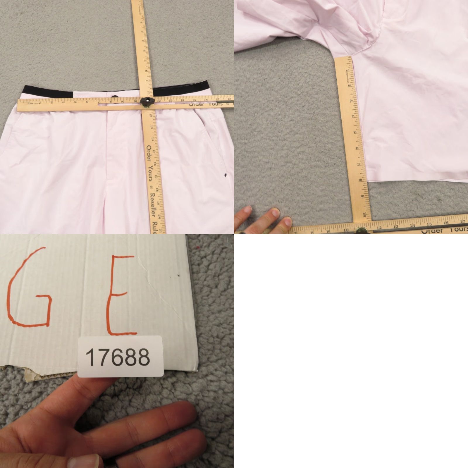 Vintage Greyson Shorts 33 Mens Hybrid Pickleball Tennis Rally 8" Performance Petal Pink Size US 32 / EU 48 - 9 Thumbnail
