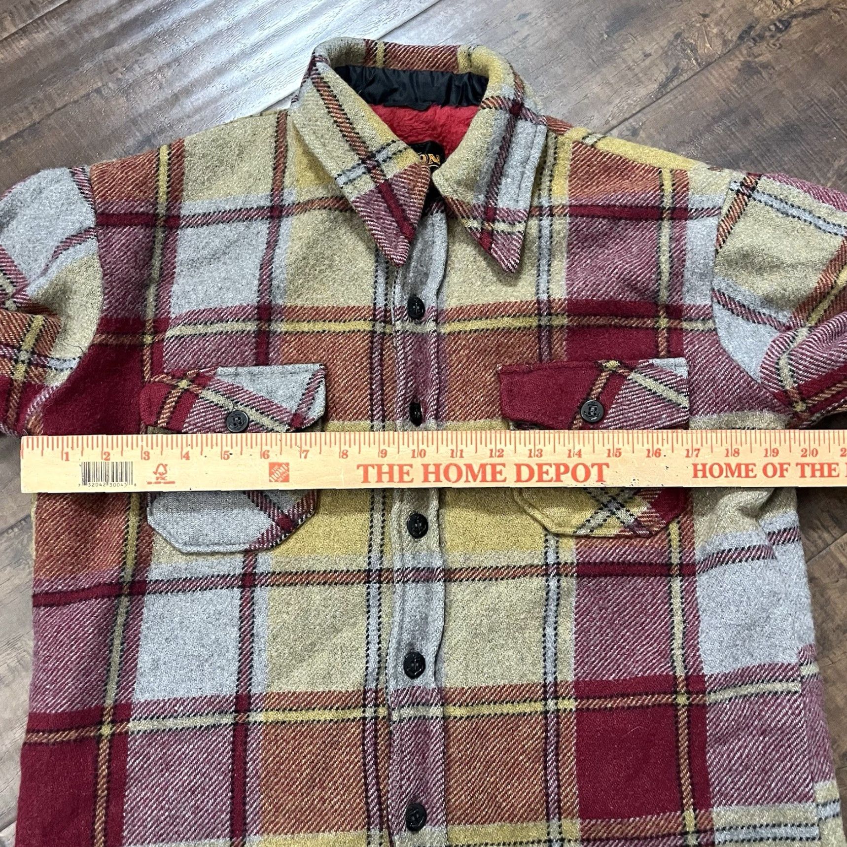 Sears VINTAGE Sears 1960s Chore Jacket Fleece Flannel Cotton Casual S Mens Red Size US S / EU 44-46 / 1 - 7 Thumbnail