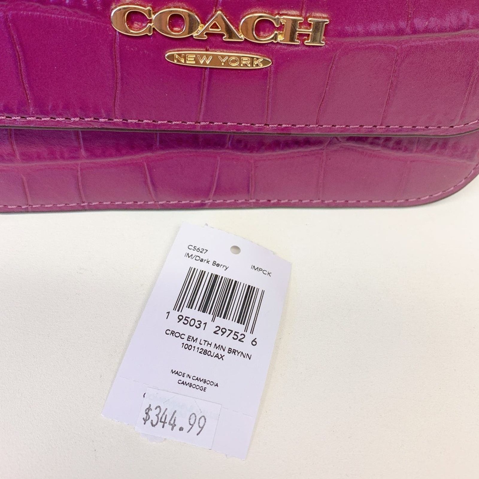 Coach Coach C5627 Mini Brynn Crossbody In Dark Berry Size ONE SIZE - 7 Thumbnail