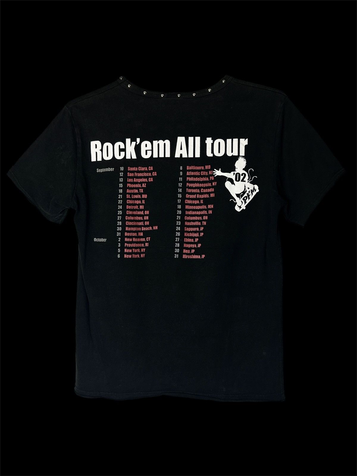PPFM PPFM 2002 Rock‘em All Tour Skateboard Rivet Shirt Size US S / EU 44-46 / 1 - 2 Thumbnail