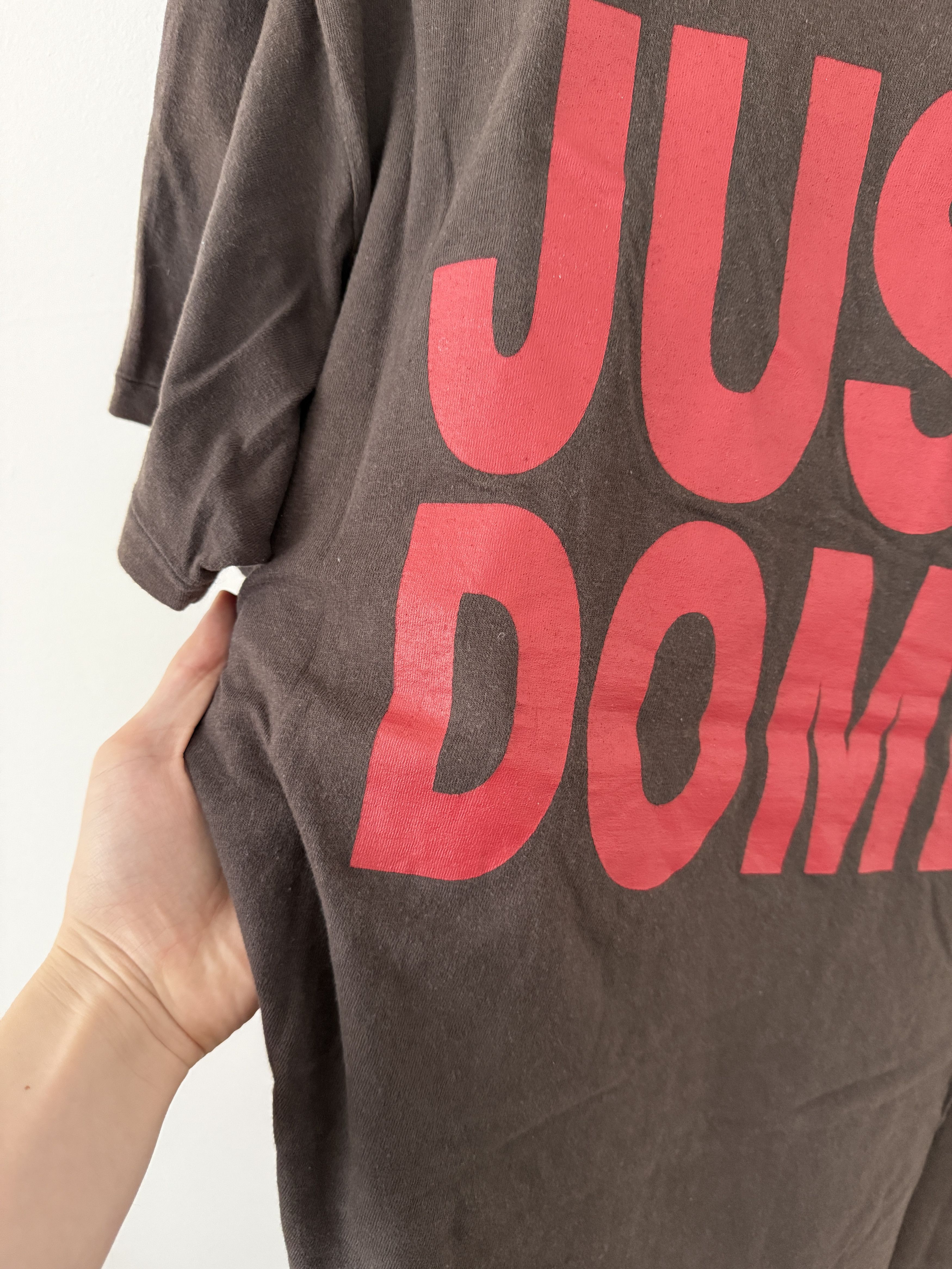 Japanese Brand Vintage Dubbleworks "Just Do Me" Poem T-Shirt Size US L / EU 52-54 / 3 - 7 Thumbnail