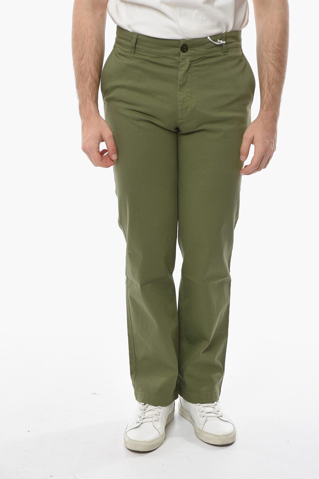 Image of Department 5 Og1Mm1223 Pant In Military Green, Men's (Size 30)