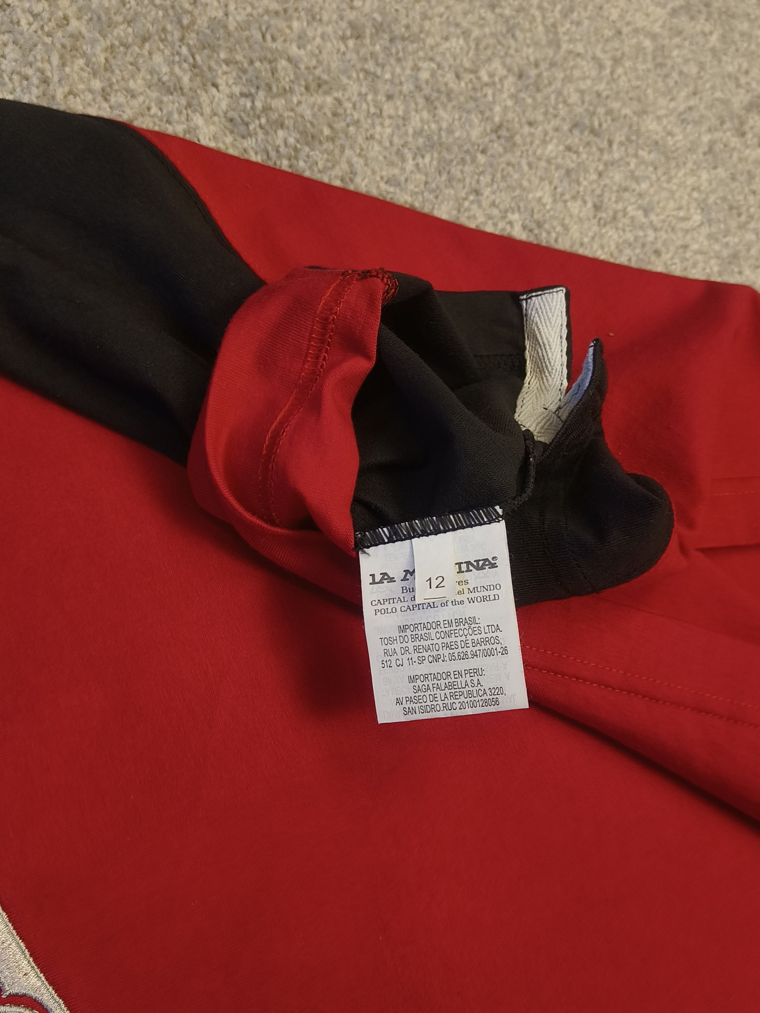 La Martina La Martina Saddlery König Pilsener Polo Team Jersey #3 Size US XL / EU 56 / 4 - 5 Thumbnail