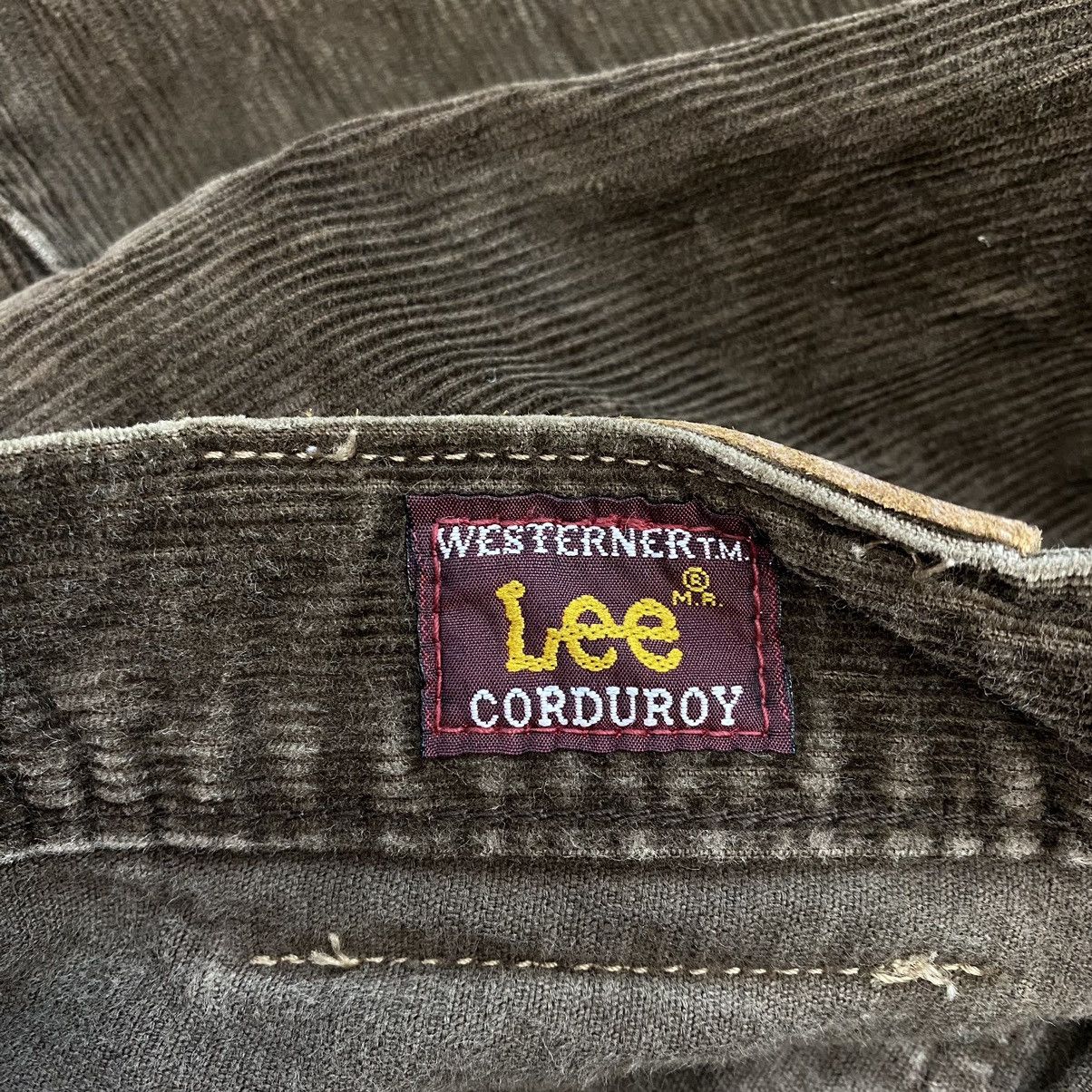 Lee LEE CORDUROY WESTERNER Cowboy Straight Cut Pant Size US 31 - 7 Thumbnail