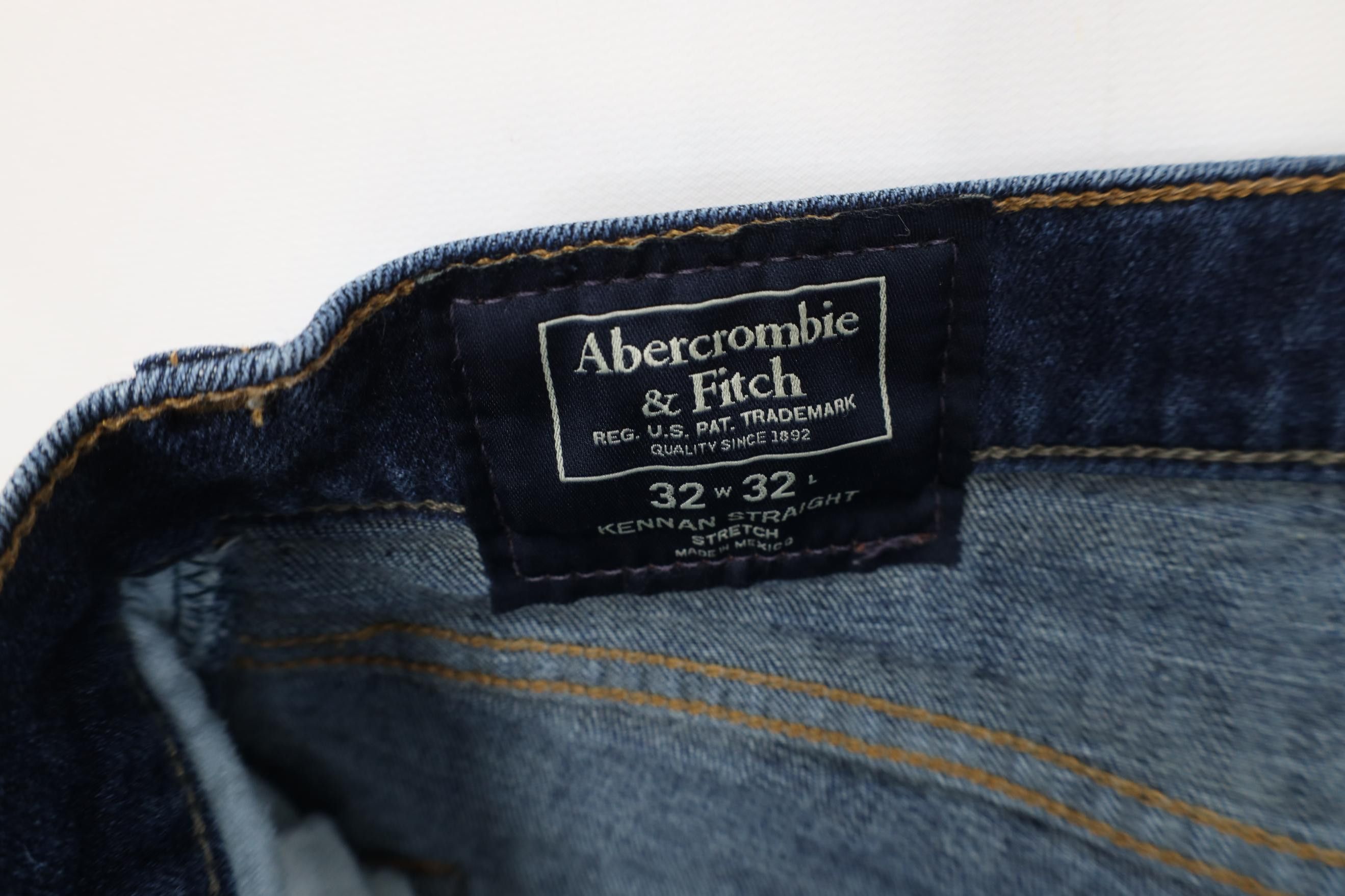 Abercrombie & Fitch Vintage Y2K Abercrombie & Fitch Keenan Straight Leg Jeans Size US 32 / EU 48 - 7 Thumbnail