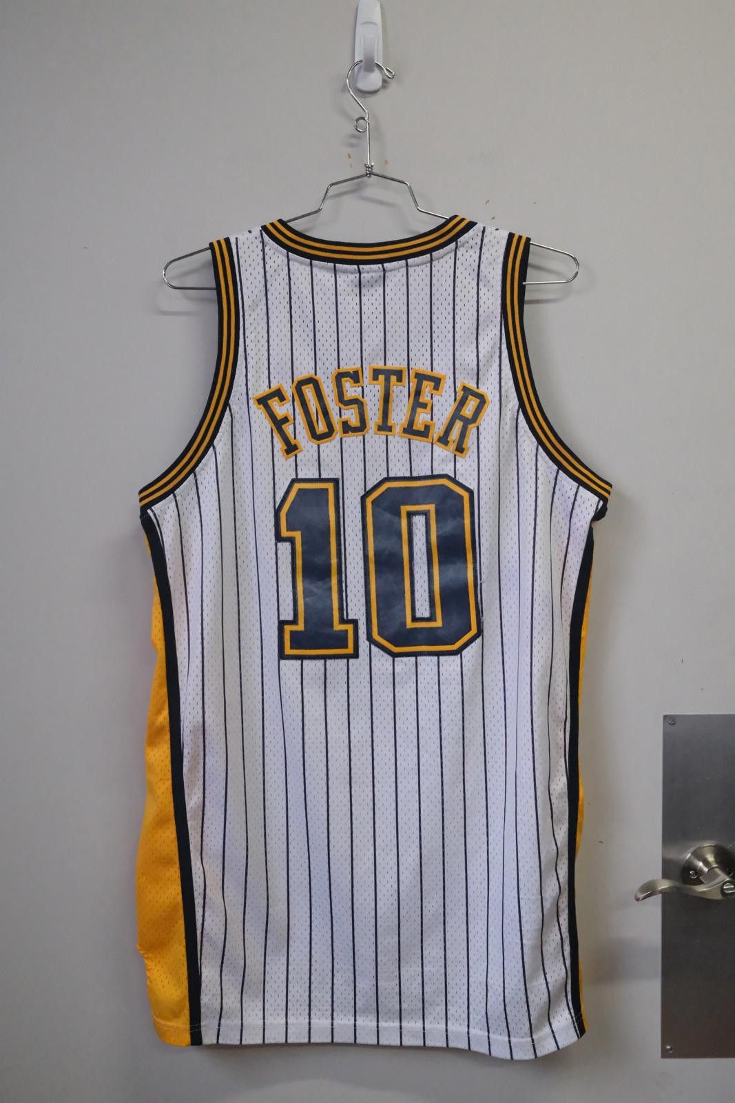 Reebok Reebok Indiana Pacers Foster #10 Home Basketball Jersey Size ONE SIZE - 2 Thumbnail