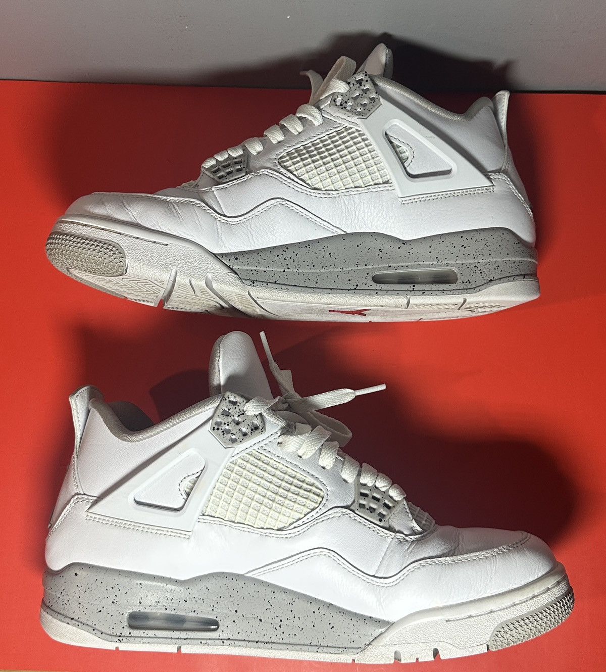 Jordan Brand Size 10 - Jordan 4 Retro Mid White Oreo Size US 10 / EU 43 - 2 Thumbnail