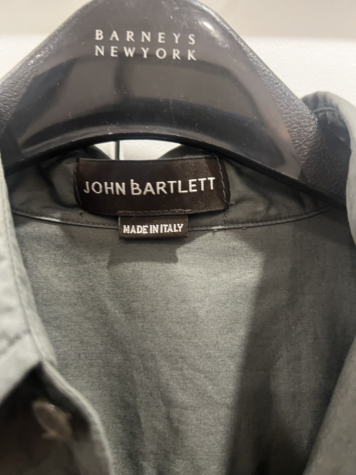 John Bartlett John Bartlett Gray Colared Shirt Size US M / EU 48-50 / 2 - 9 Thumbnail
