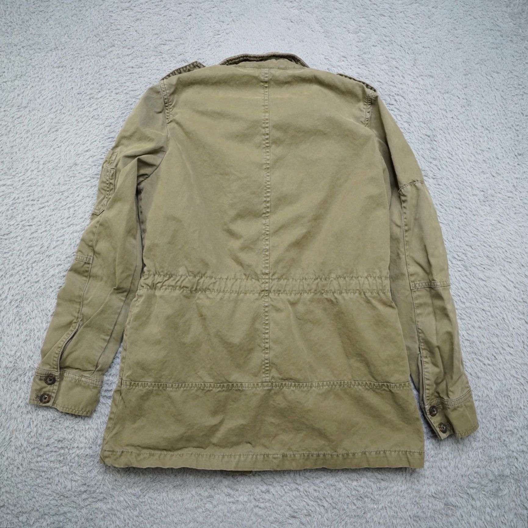 Banana Republic Banana Republic Military Jacket Womens S Green Canvas Cargo Military Jacket Women S Green canvas Jacket Size S / US 4 / IT 40 - 2 Thumbnail