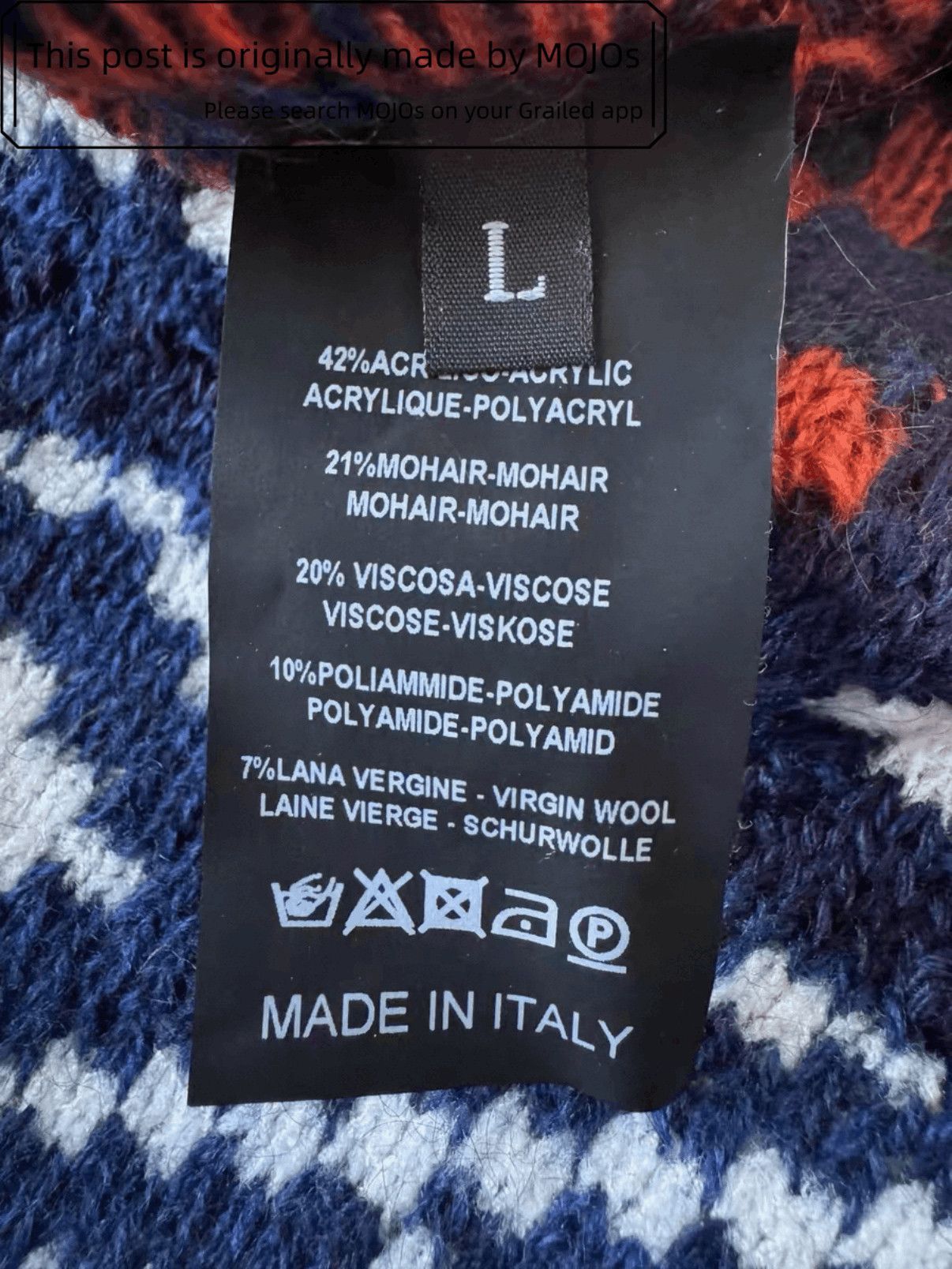 Raf Simons Raf Simons 19SS Distressed Ugly Sweater mojos140712 Size US L / EU 52-54 / 3 - 4 Thumbnail