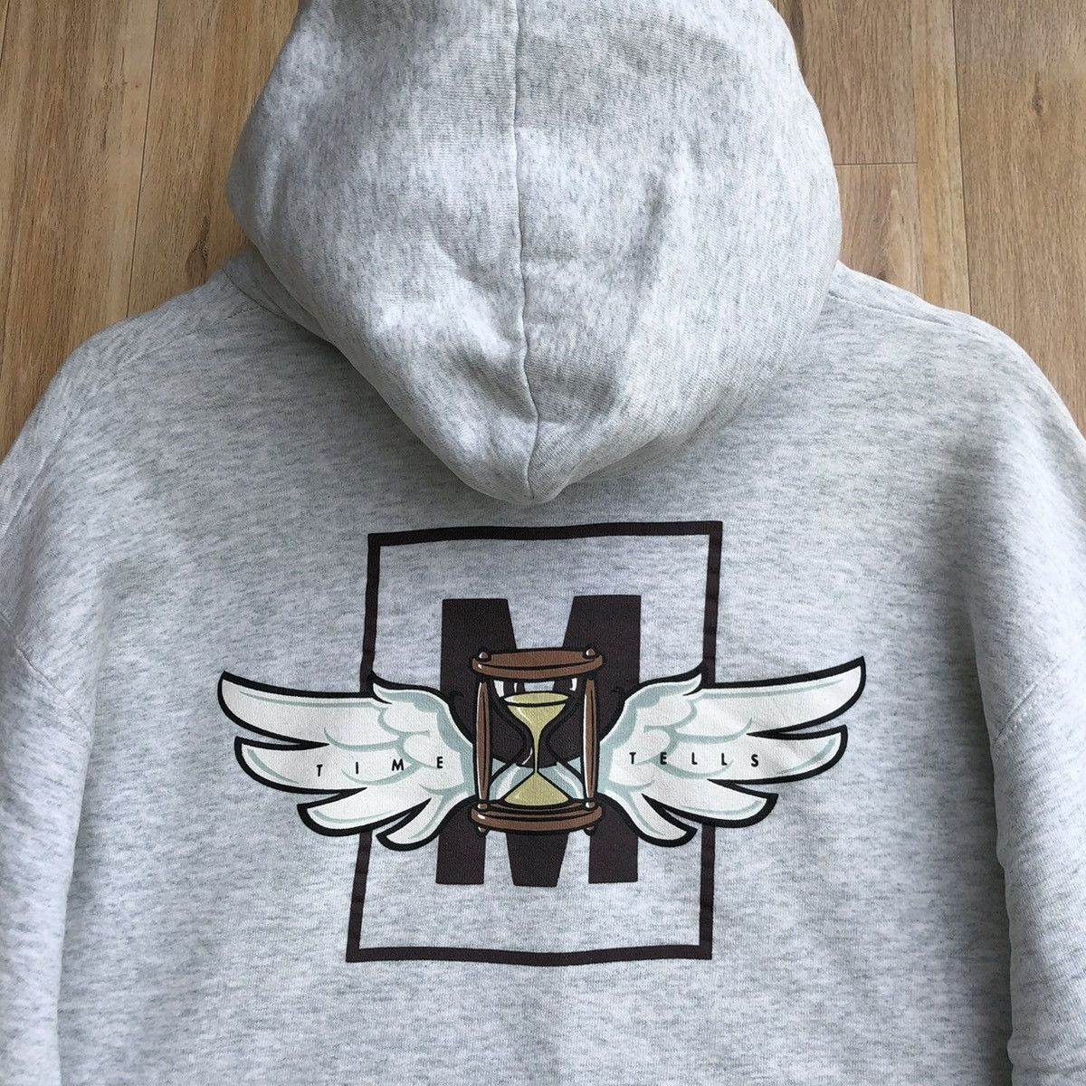 Mossimo Vintage Mossimo Hoodie Spellout Big Logo Sweatshirt Size US L / EU 52-54 / 3 - 6 Thumbnail