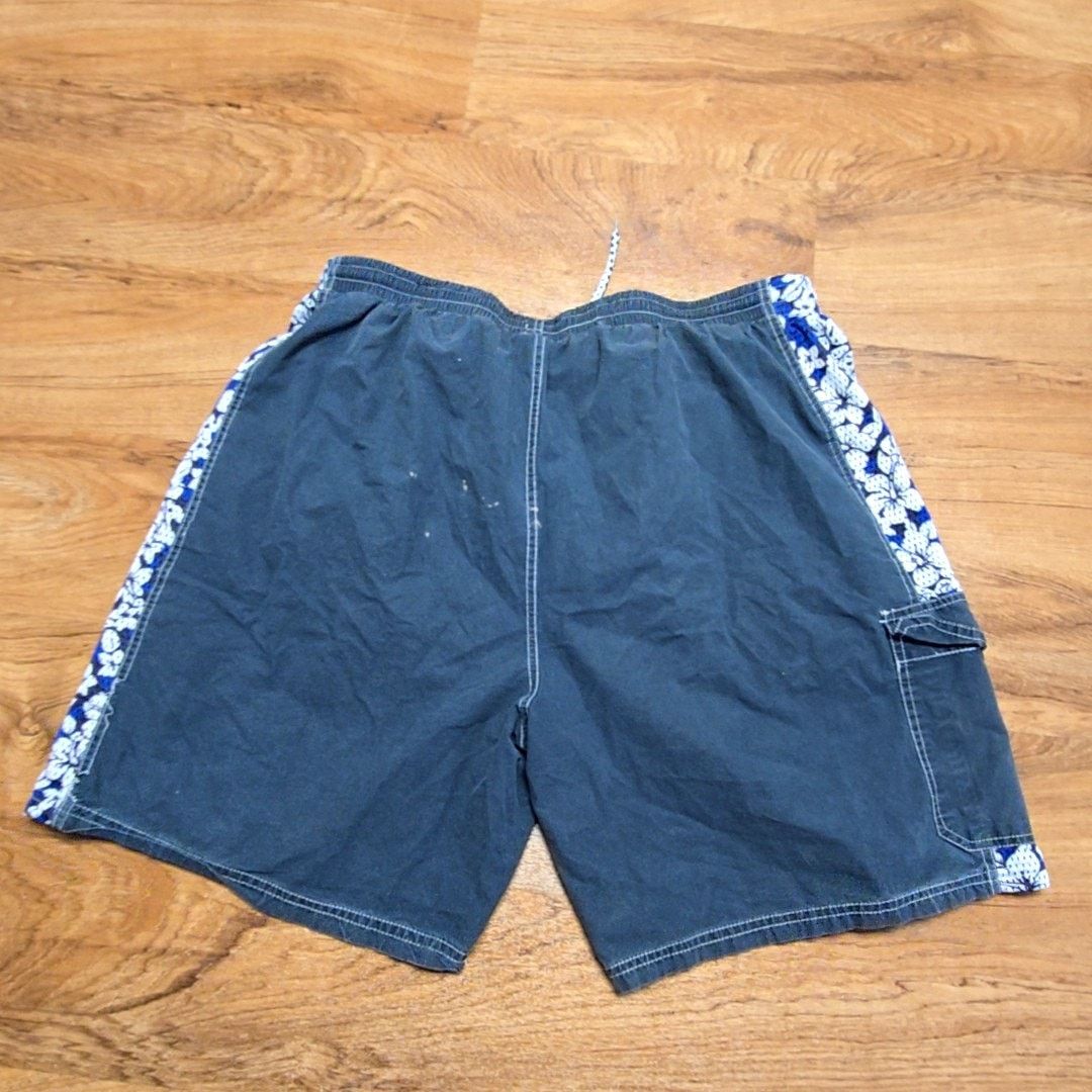 Vintage Vintage Looney Tunes Taz Swim Shorts Blue Cartoon L Size US 33 - 6 Thumbnail