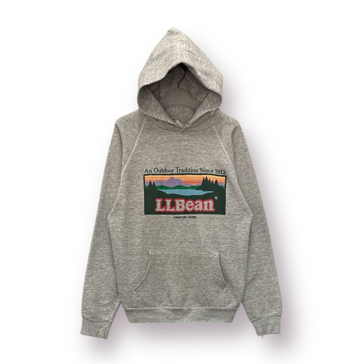 L.L. Bean 🔥 Vintage 80's L.L Bean Hanes Label Tag Hoodie Size US S / EU 44-46 / 1 - 1 Thumbnail