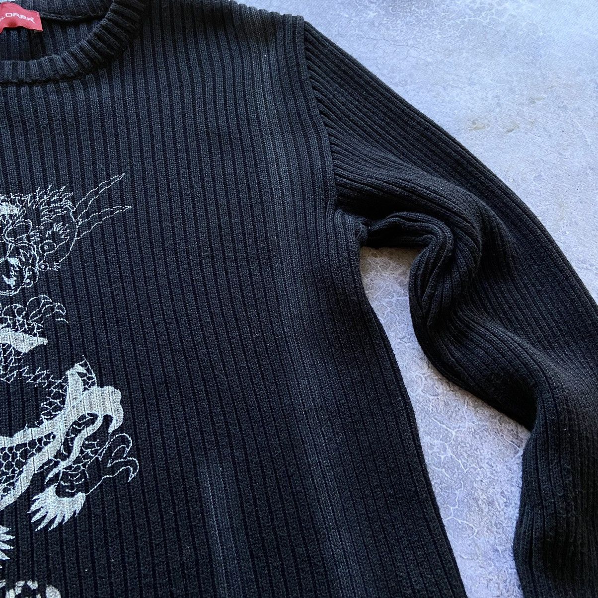 Hysteric Glamour × Undercover Japan Dragon Hysteric Glamour Style Rib Knit Sweater Y2K Size US L / EU 52-54 / 3 - 7 Thumbnail