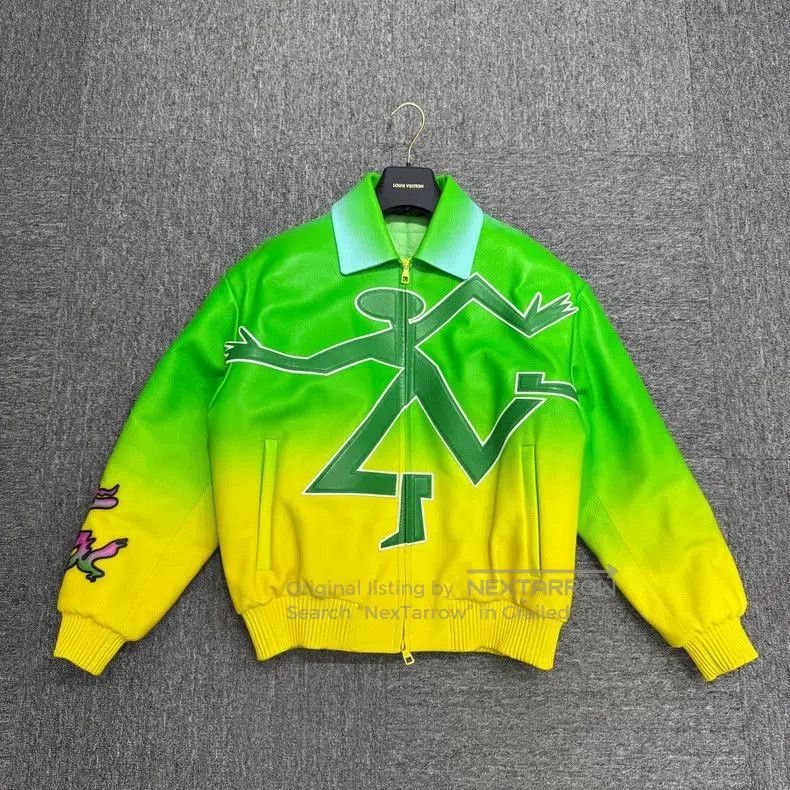 Louis Vuitton louis vuitton Fashion gradient leather jacket. Size US M / EU 48-50 / 2 - 2 Thumbnail