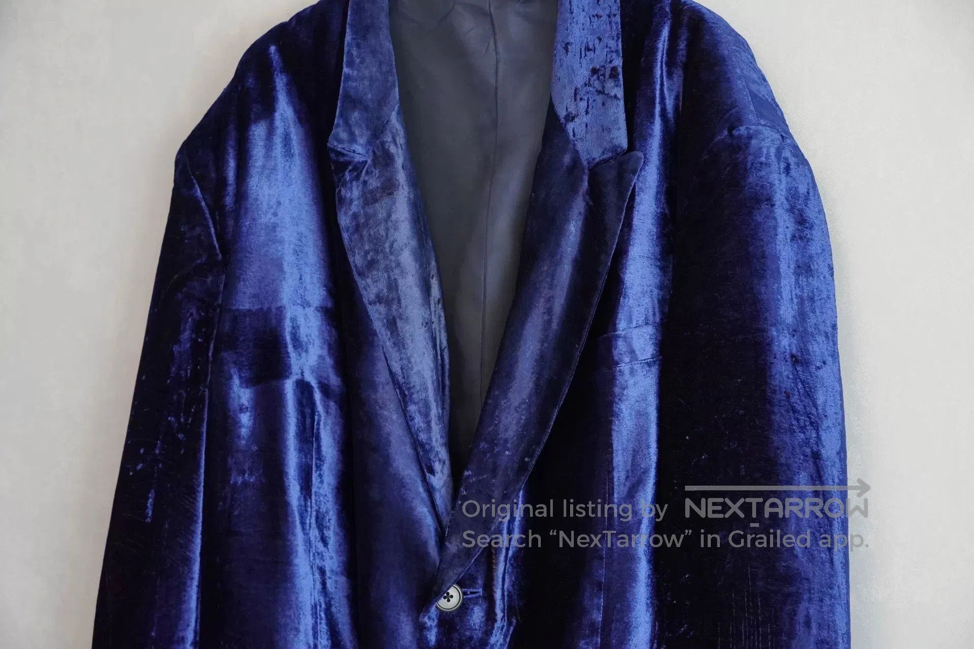 Yohji Yamamoto yohji yamamoto blue velvet jacket. Size US M / EU 48-50 / 2 - 4 Thumbnail