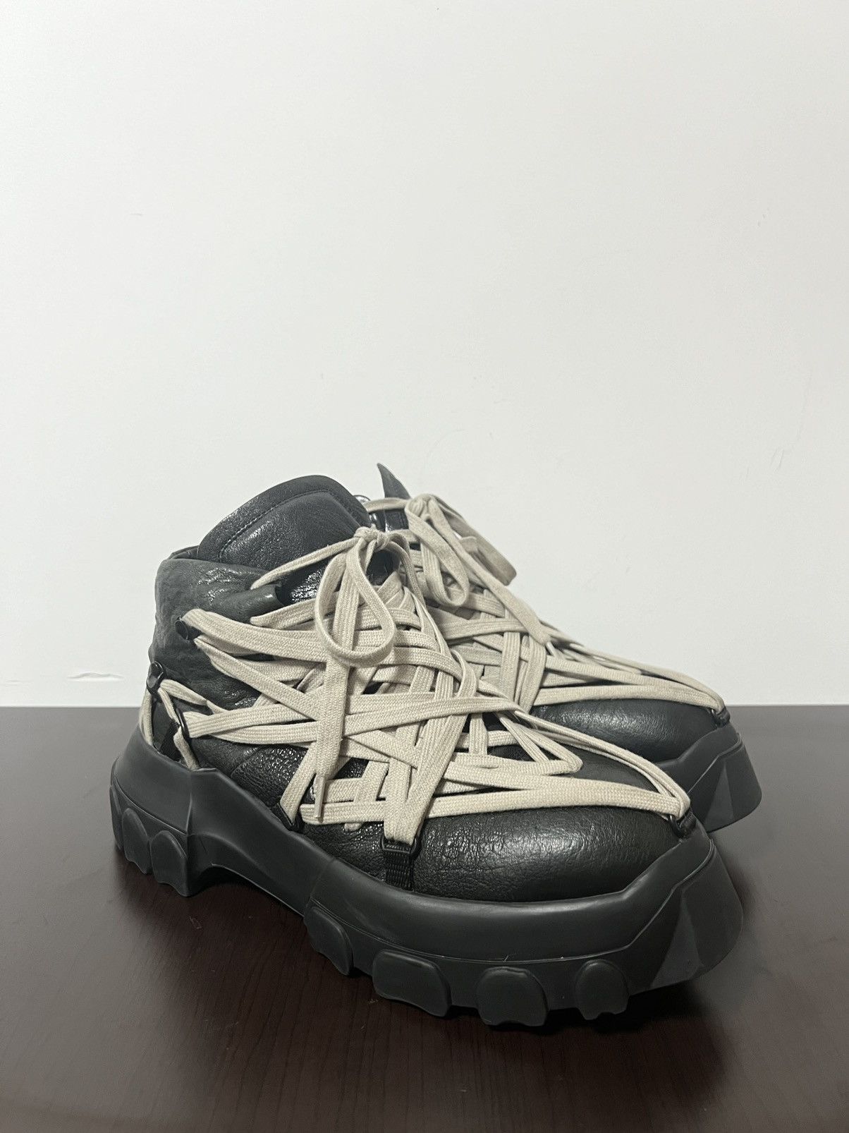 Rick Owens Rick Owens FW20 Tecuatl Megalace Bozo Tractor Boot Size US 7 / EU 40 - 4 Thumbnail