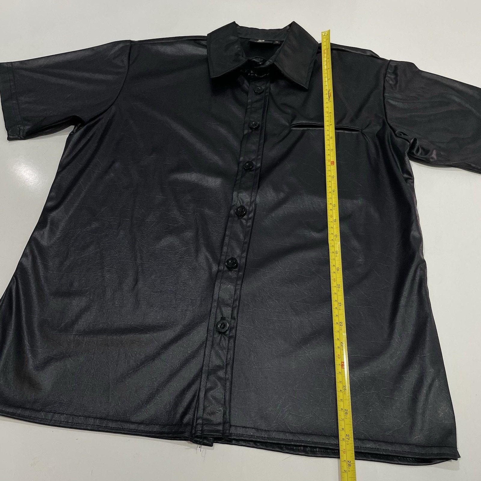 Hot Topic VTG POSITANO Black Belted Shirt Men’s M Club Rave Lounge Size US M / EU 48-50 / 2 - 4 Thumbnail