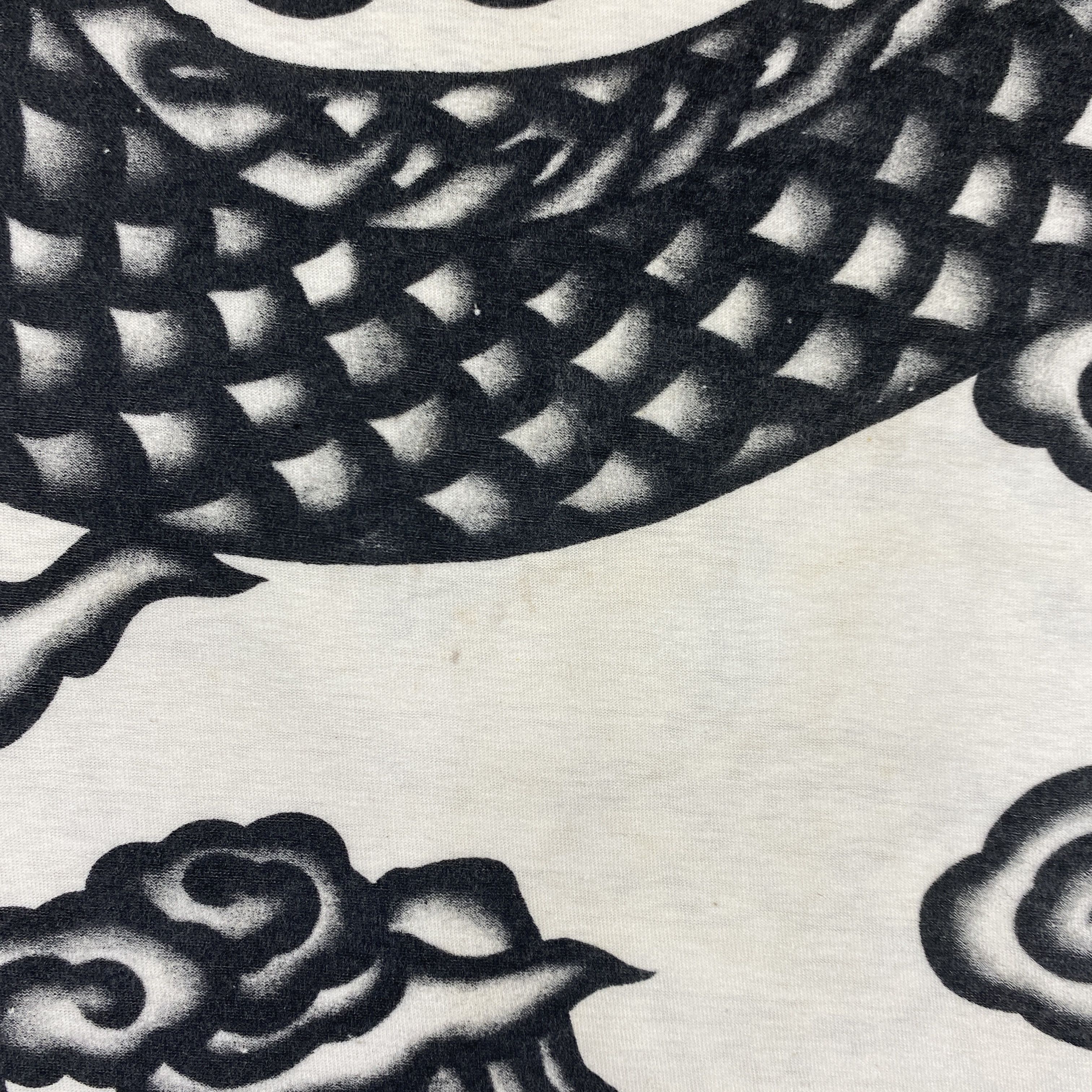 Japanese Brand Sukajan Dragon Over Print Tee Shirt - L010 Size US L / EU 52-54 / 3 - 5 Thumbnail