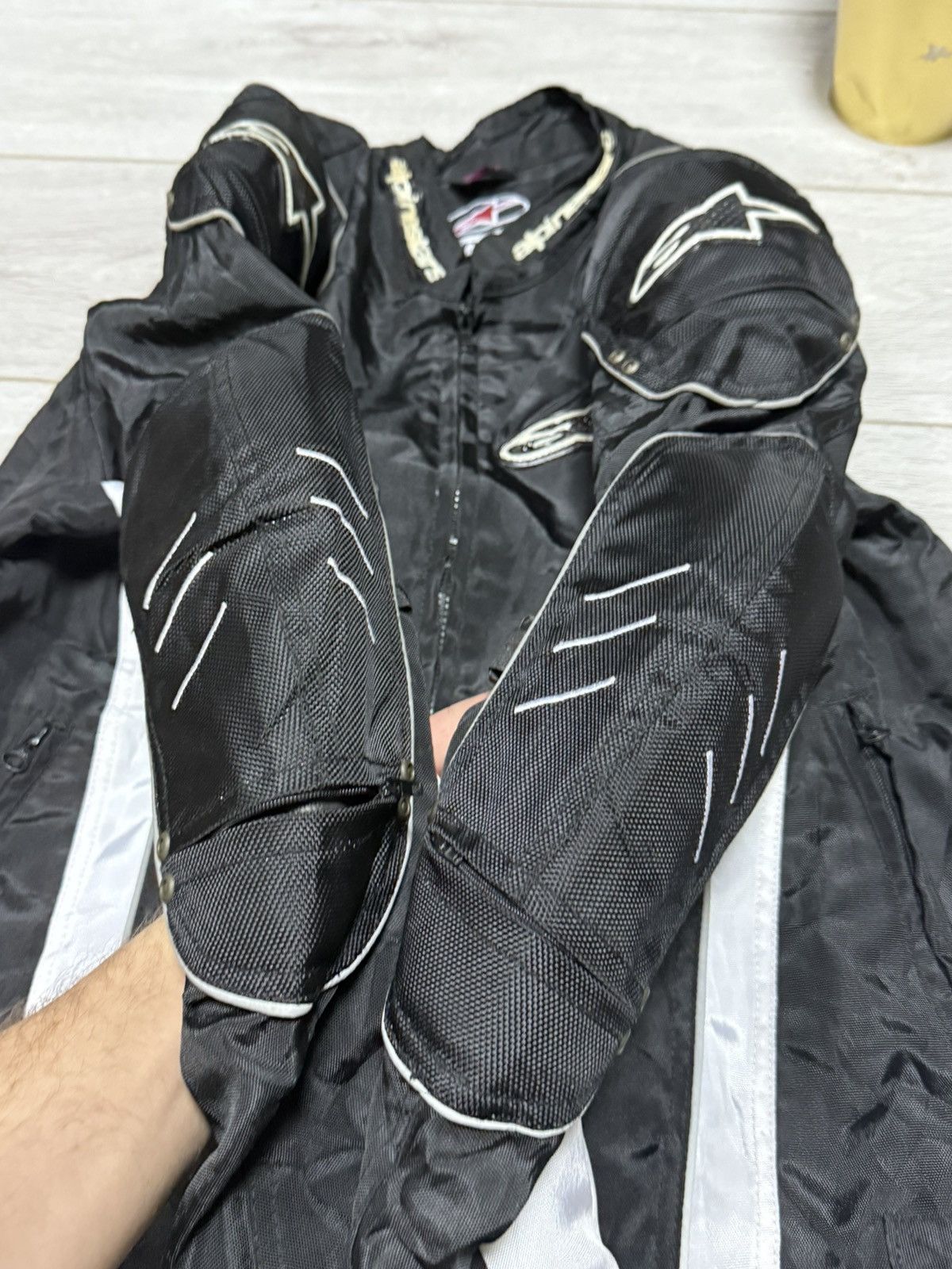 Alpinestars Alpinestars vintage racing moto protection jacket big logo Size US M / EU 48-50 / 2 - 9 Thumbnail
