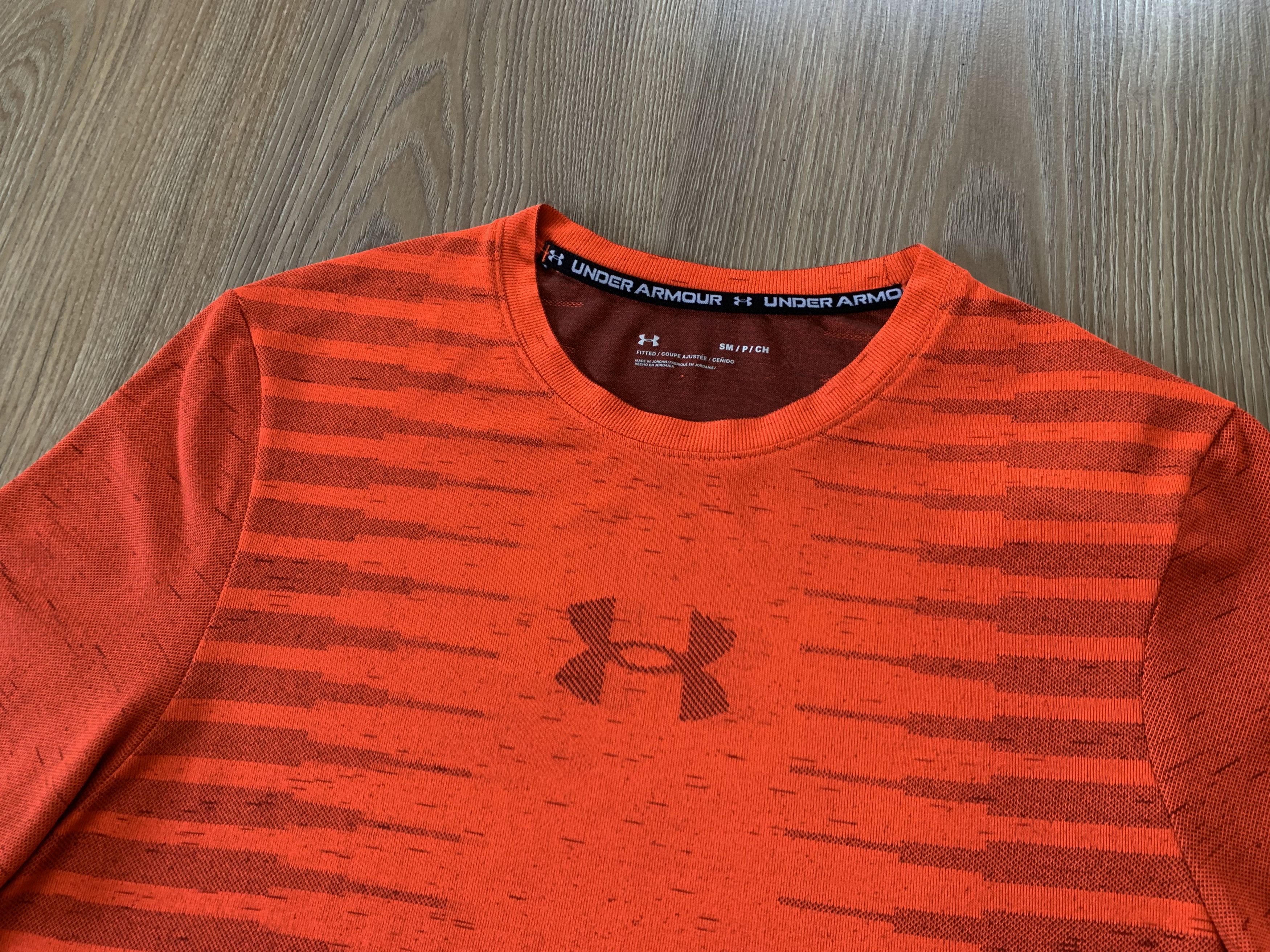 Under Armour Under Armour Fitted Men's Orange Training T Shirt Size US S / EU 44-46 / 1 - 4 Thumbnail