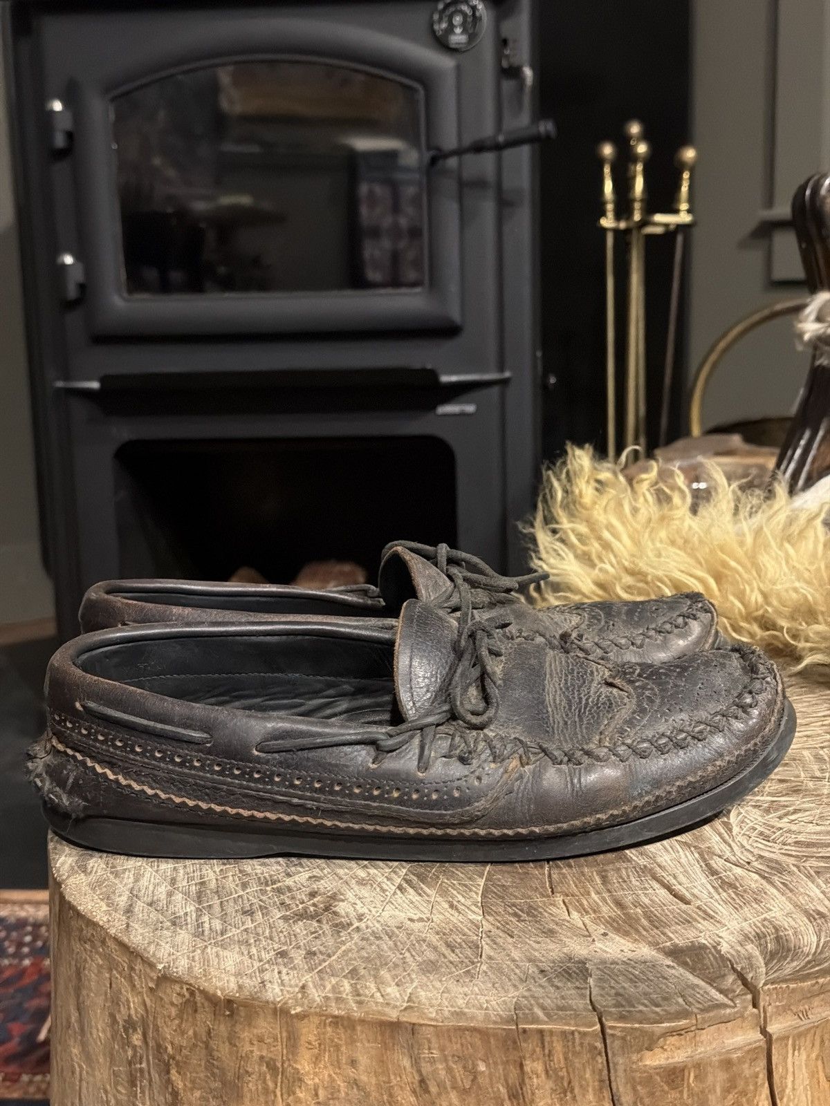 Yuketen Yuketen handmade Moc with wingtip detailing Size US 9 / EU 42 - 1 Thumbnail