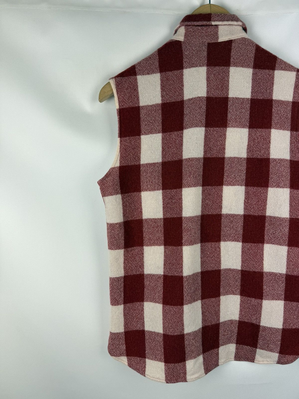 Barena Venezia Barena Venezia Sleeveless Plaid Wool Button Up Shirt Vest Size S / US 4 / IT 40 - 14 Thumbnail