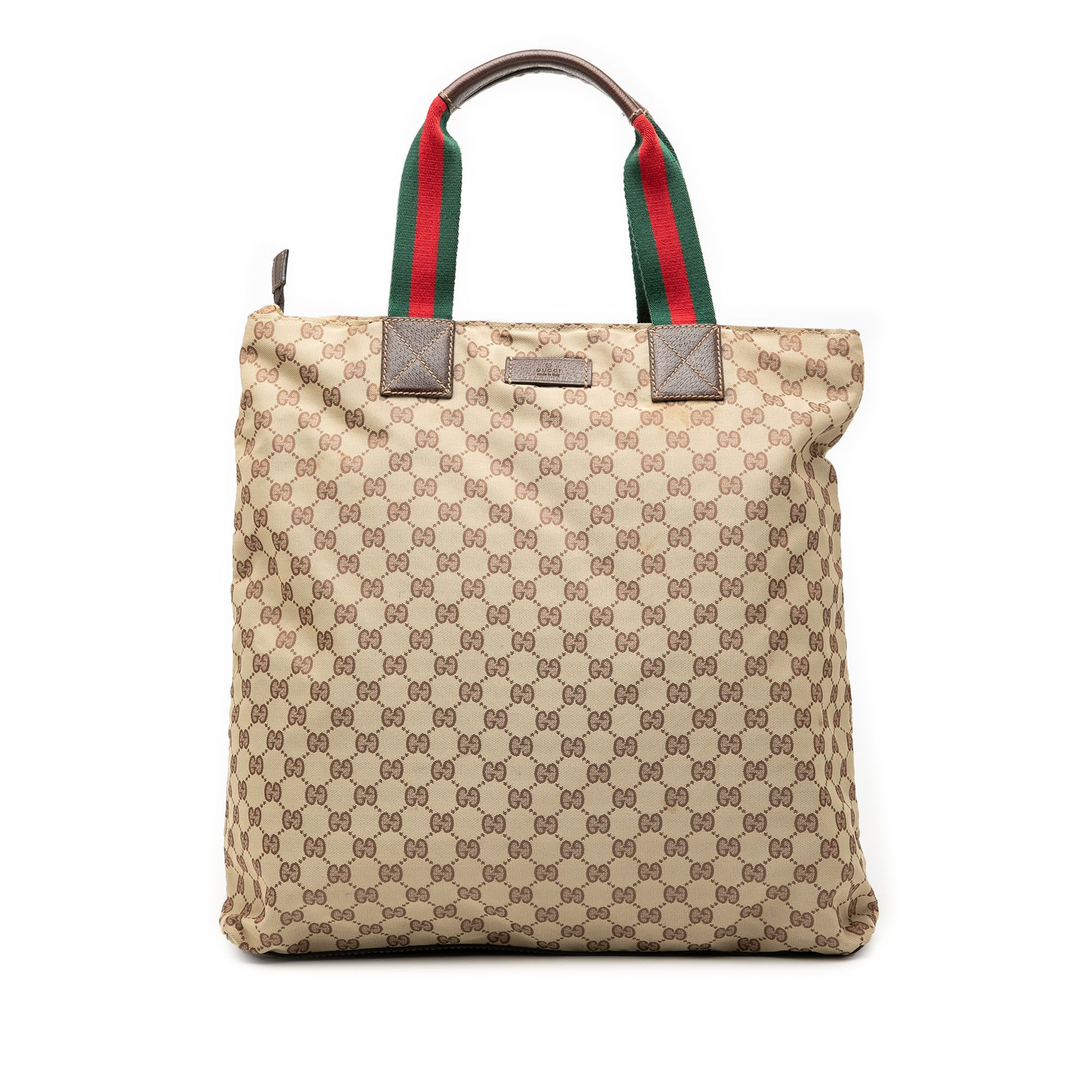 Gucci Gucci GG Canvas Web Vertical Tote Size ONE SIZE - 1 Thumbnail