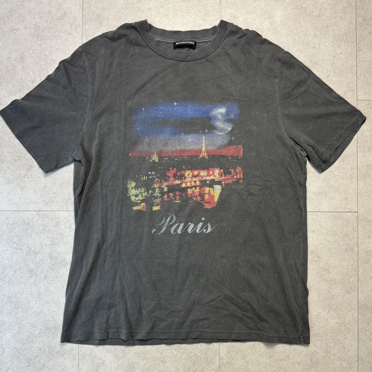 Balenciaga AW17 Balenciaga Paris Tourist Souvenir T Shirt Size US L / EU 52-54 / 3 - 1 Thumbnail