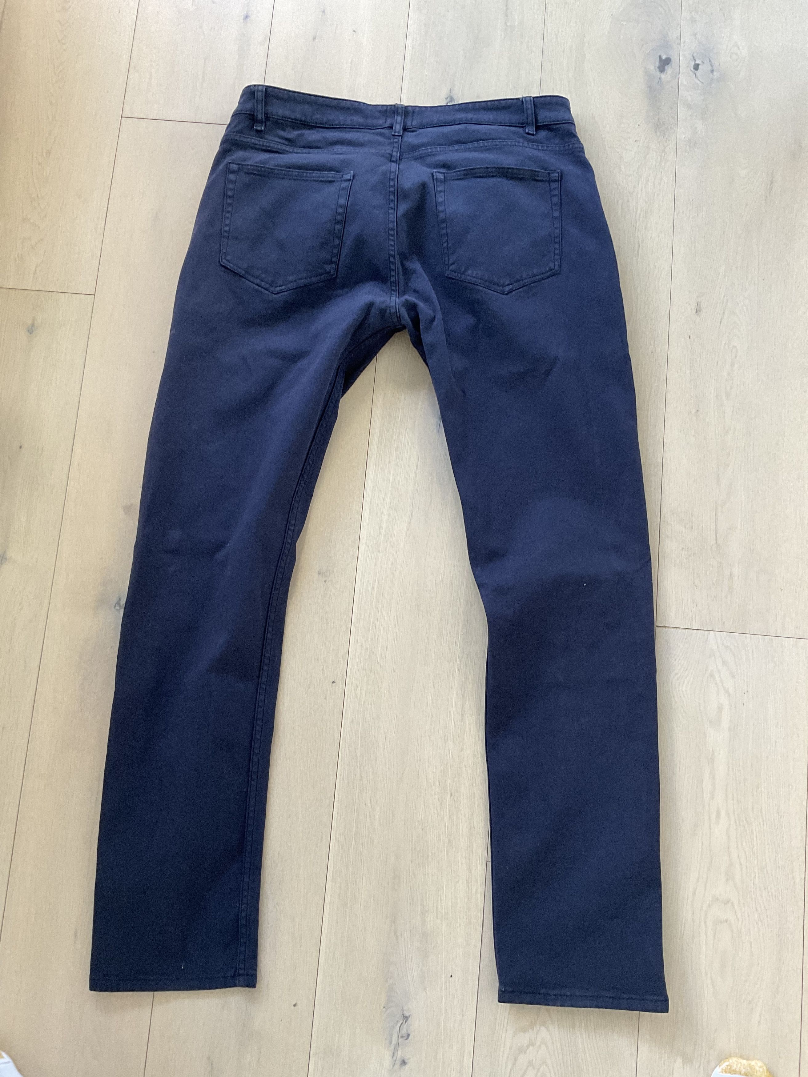 Sunspel Sunspel Navy 5 Pocket Pant 36 W 34 L Size US 36 / EU 52 - 2 Thumbnail