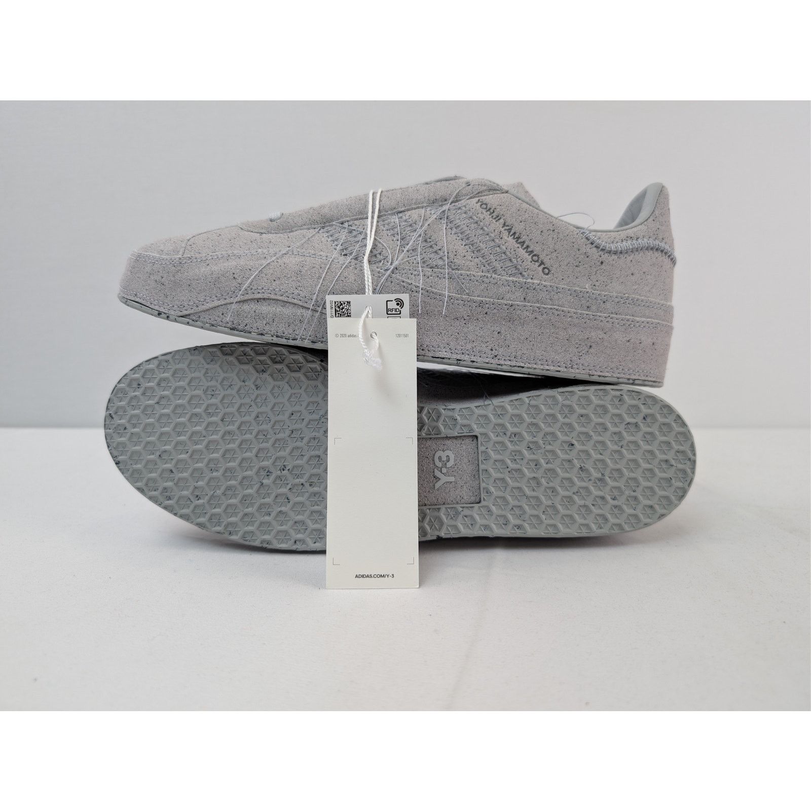 Y-3 o1rshd1 Gazelle Low-Top Sneakers in Gray Size US 8 / EU 41 - 14 Thumbnail