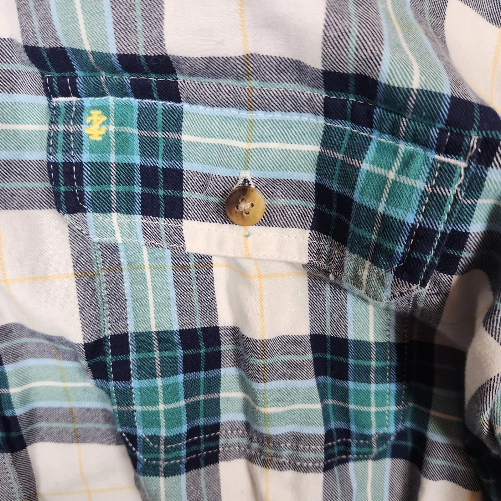 Izod Izod Blue Plaid Long Sleeve Button Down Shirt Size 2XL Size US XXL / EU 58 / 5 - 3 Thumbnail