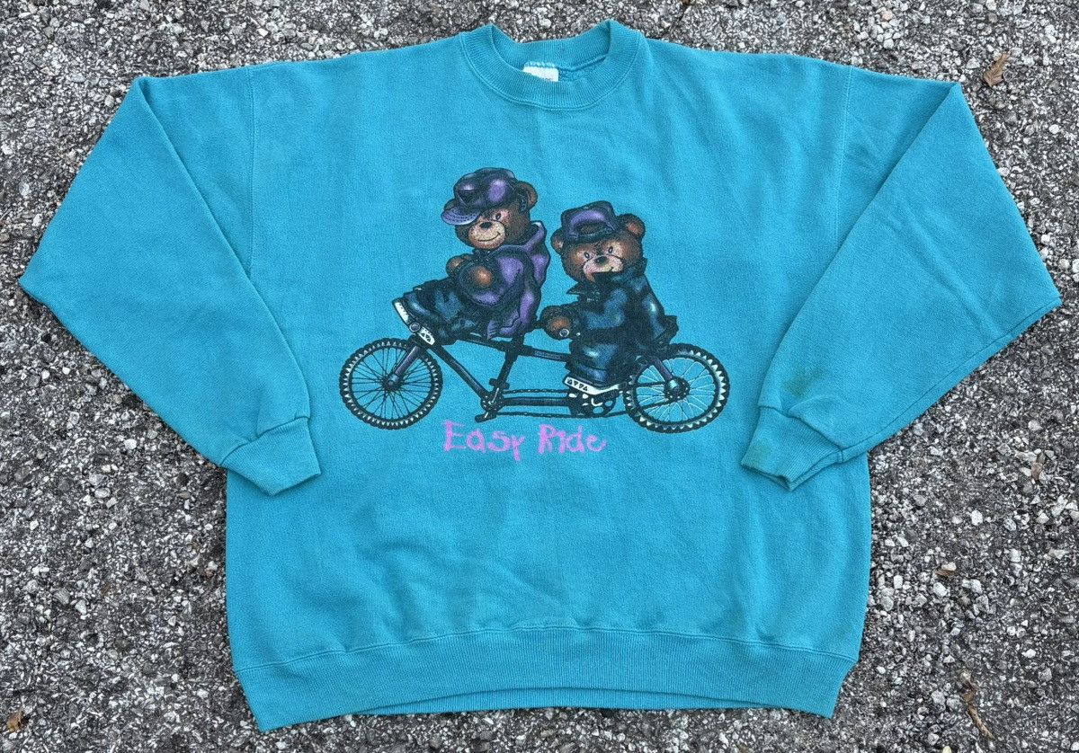 Other Vintage 90s Bears Easy Ride Crewneck Size US XL / EU 56 / 4 - 1 Thumbnail
