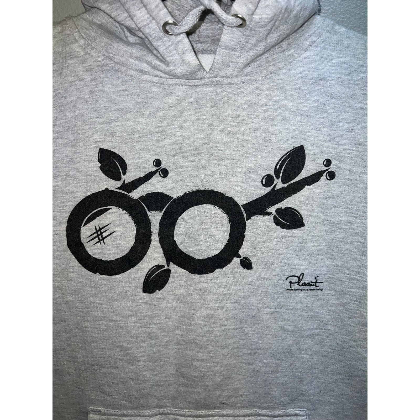 Vintage Plant People Hoodie Looking Today Gray Y2K Jacket 2000s M Size US M / EU 48-50 / 2 - 3 Thumbnail