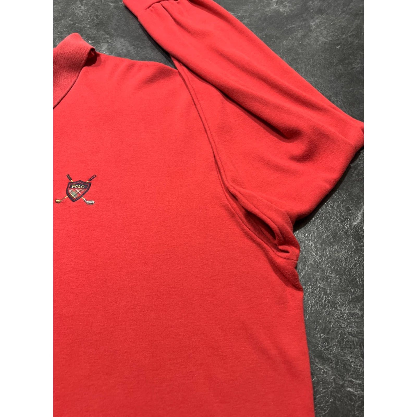 Polo Ralph Lauren Ralph Lauren Polo Shirt Mens 2XL Red Long Sleeve 100% Cotton Polo Club Logo Shirt Mens Long Sleeve Red 2XL Polo Ralph Lauren Size US XXL / EU 58 / 5 - 3 Thumbnail