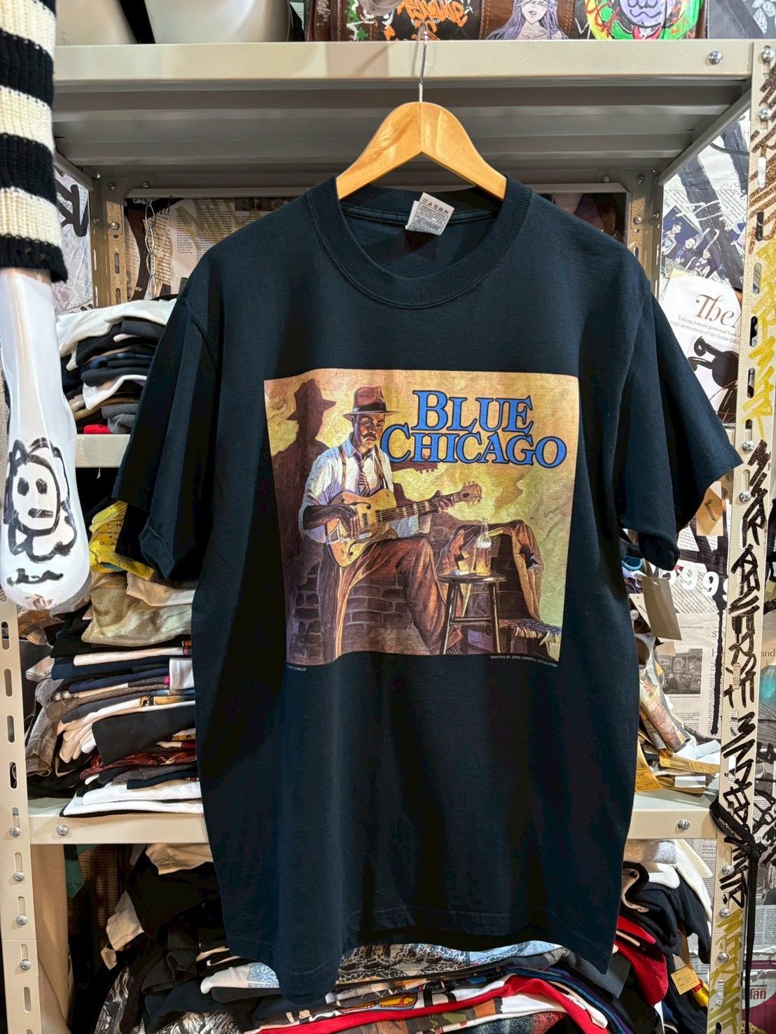 Band Tees Blue Chicago Size US L / EU 52-54 / 3 - 1 Thumbnail