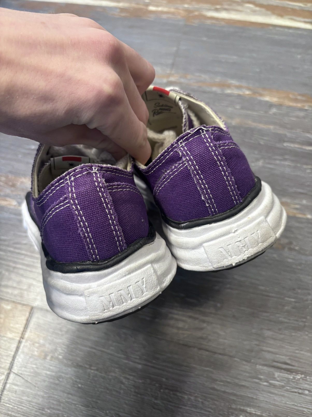 Maison MIHARA YASUHIRO Maison Mihara Yasuhiro Hank Low Purple Size US 7 / EU 40 - 5 Thumbnail