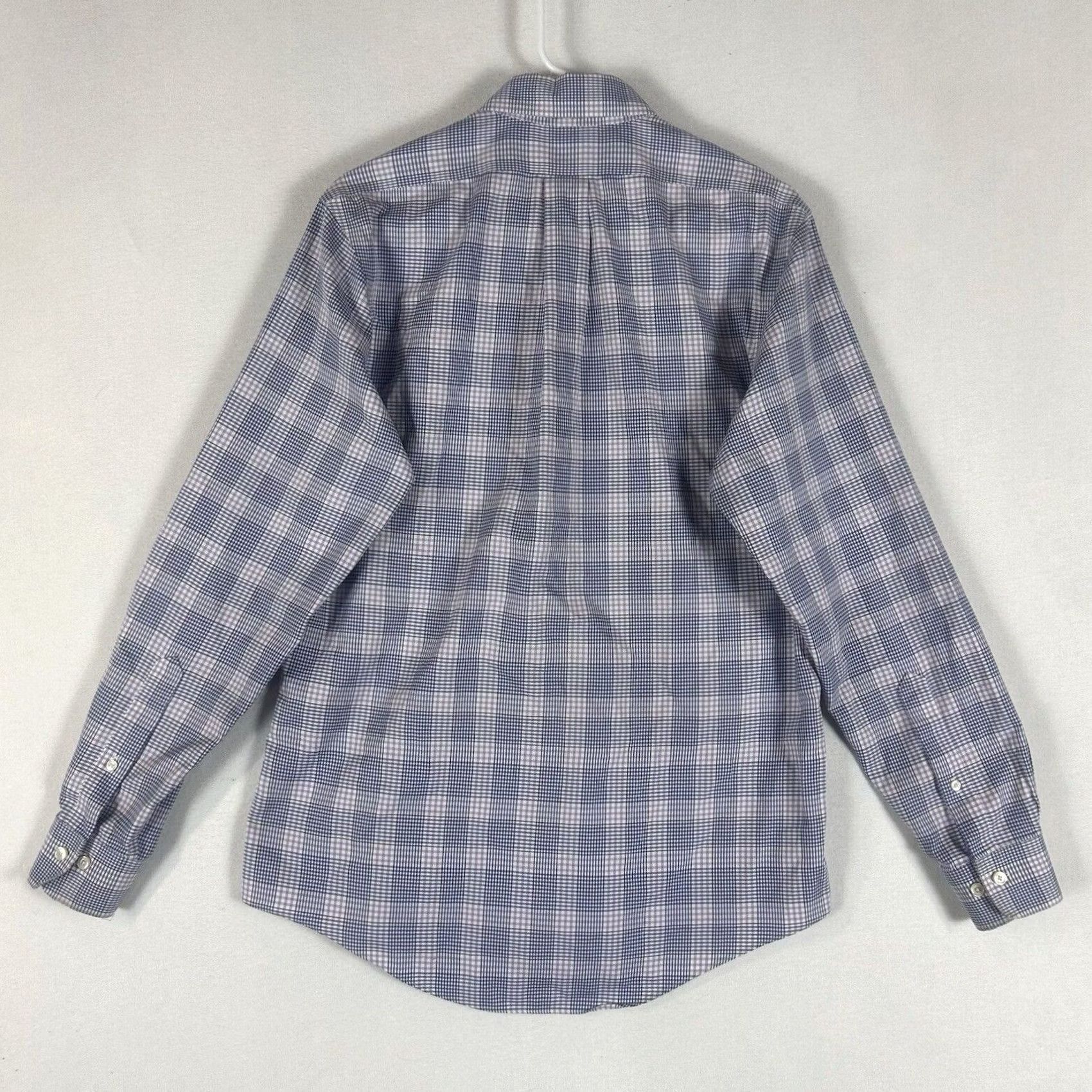 Brooks Brothers Brooks Brothers Button-Up Shirt Mens M Long Sleeve Non-Iron Blue Purple Plaid Button-Down Casual Clothing Boy? Size US M / EU 48-50 / 2 - 5 Thumbnail