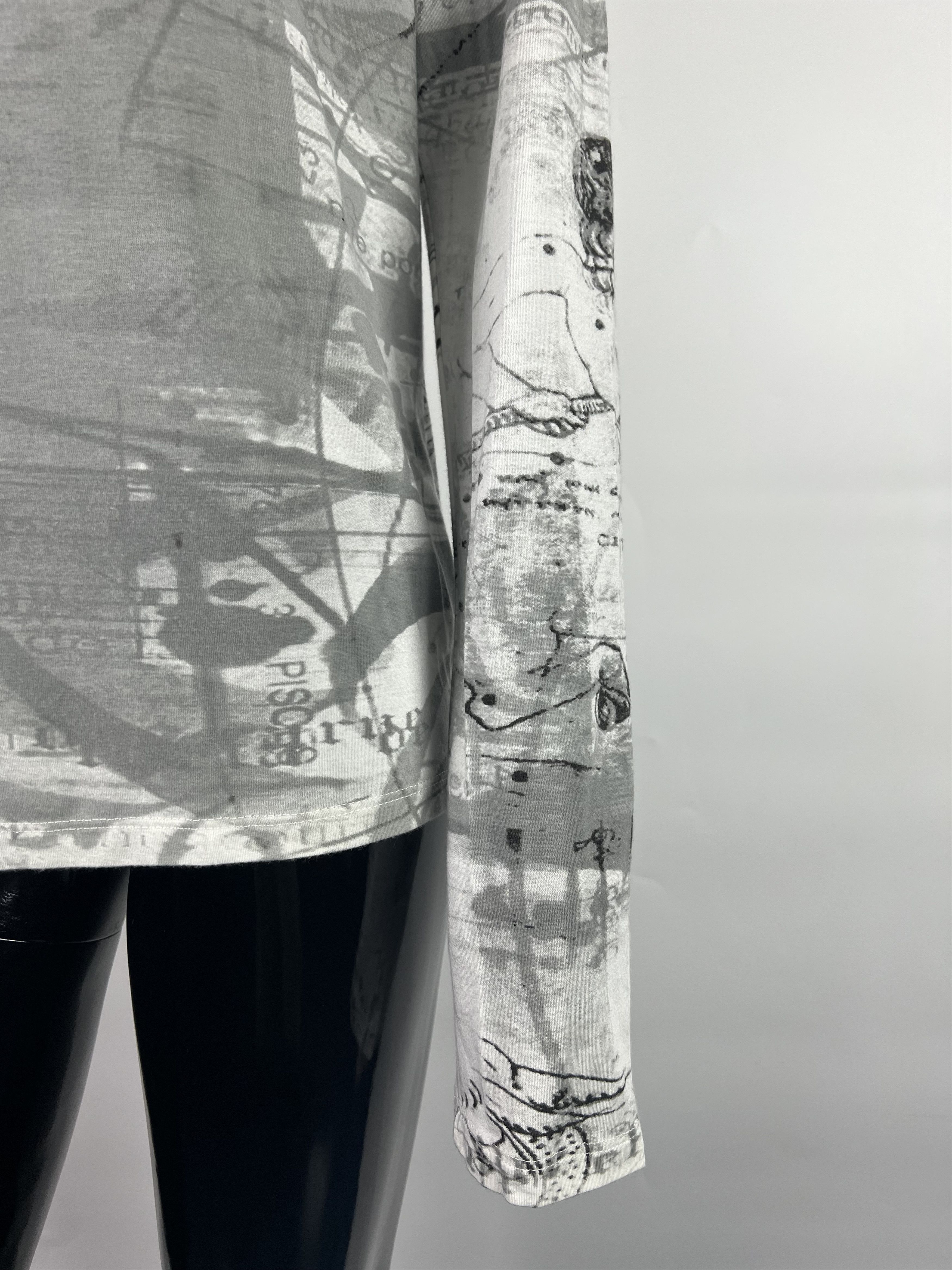 Sarah Pacini Sarah Pacini Modal Long Sleeve T Shirt Top Blouse Size 4 Size S / US 4 / IT 40 - 11 Thumbnail