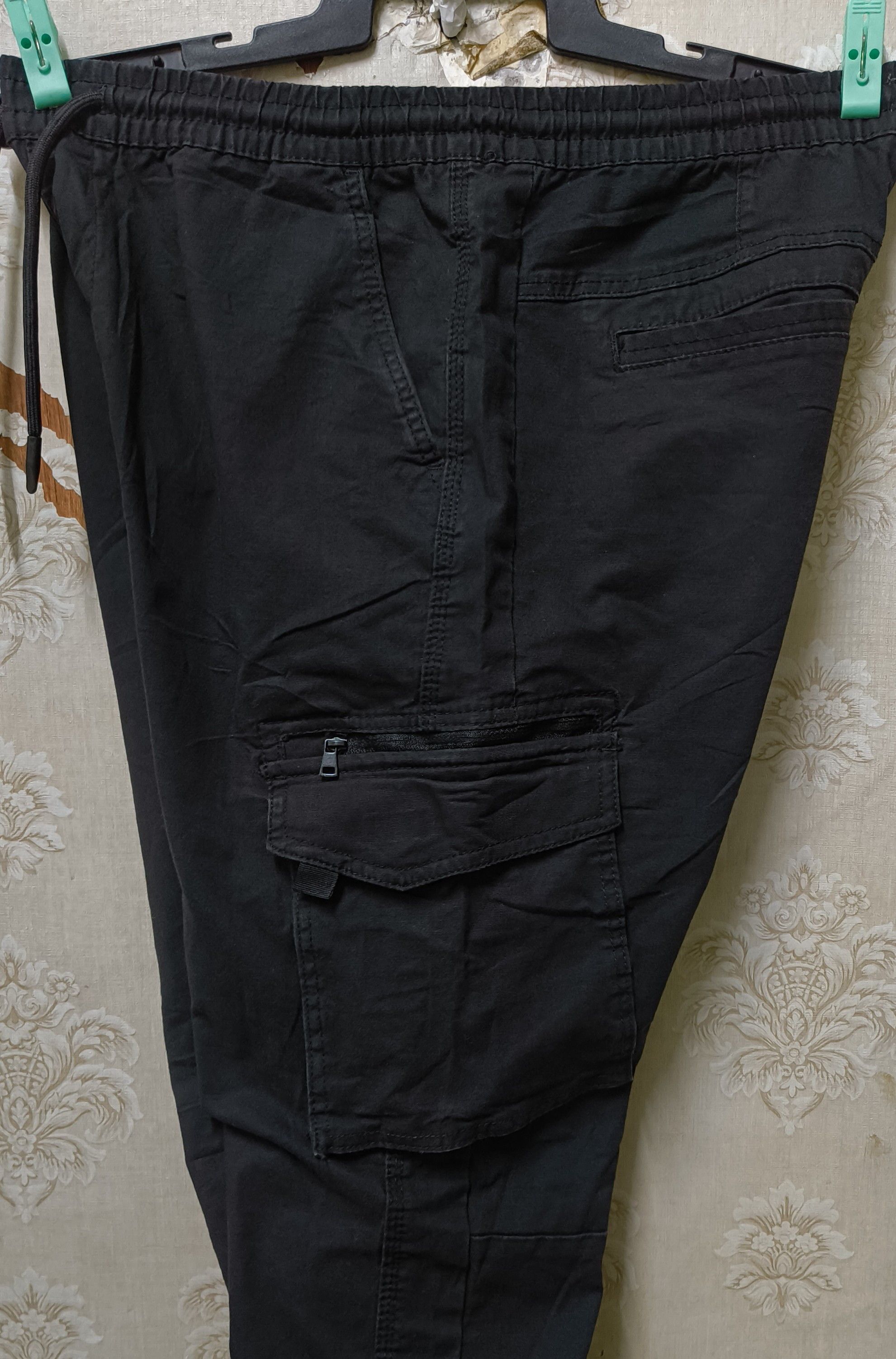 Denim & Co. Denim Co. Black Slim cuffed Cargo pants Size US 36 / EU 52 - 6 Thumbnail