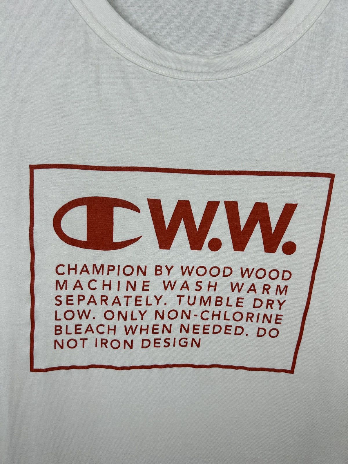Champion Mens Wood Wood T Shirt streetwear y2k tee Size US L / EU 52-54 / 3 - 5 Thumbnail