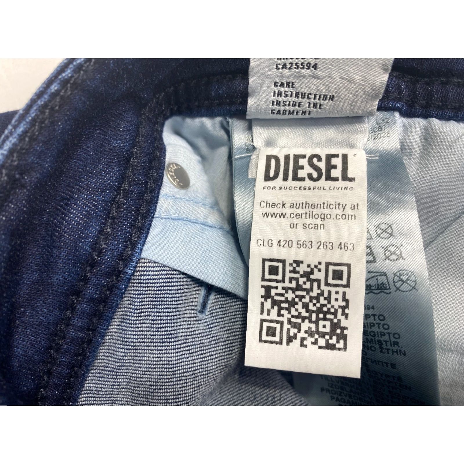 Diesel NWT Diesel Industry Markee Jeans Mens 38x32 Blue Denim Straight Leg Whiskers NEW Size US 38 / EU 54 - 7 Thumbnail