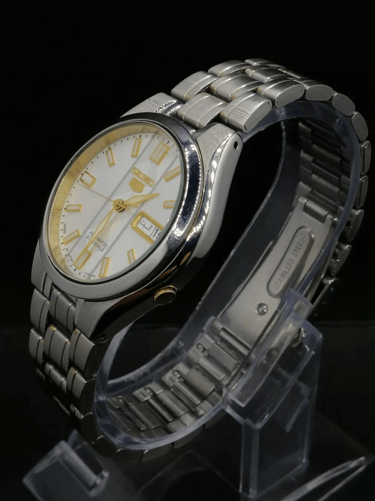 Seiko Seiko5 Automatic Day/Date Men's wrist watch Japan Size 36 - 5 Thumbnail