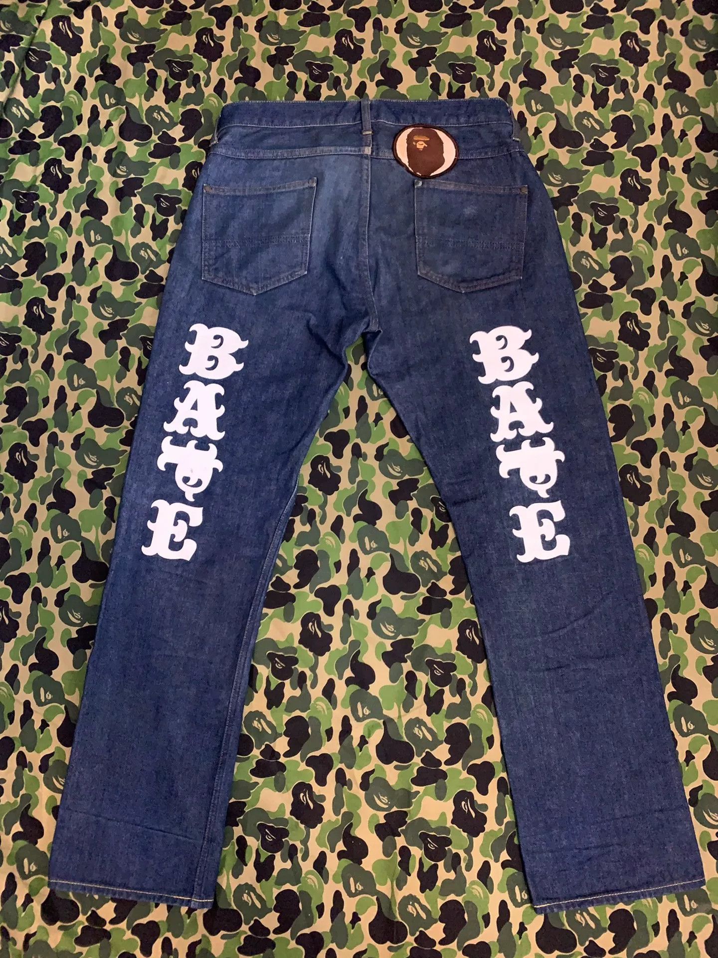 Bape Bape Retro Denim Denim Jeans M Men Size US 32 / EU 48 - 1 Thumbnail